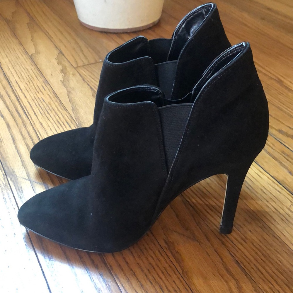 Audrey Brooke black booties
